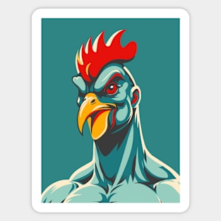 Chicken Man Sticker